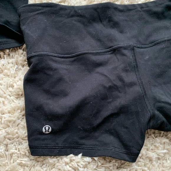 SOLD high waisted Lululemon shorts - Picture 2 of 5